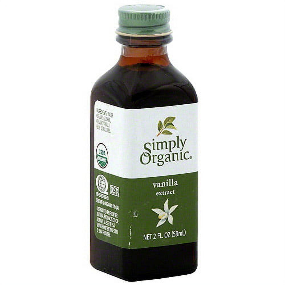 Simply Organic Pure Vanilla Extract, 2 oz (Pack of 6)