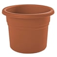 thumbnail image 1 of Bloem Posy 16" Round Plastic Planter, UV-Resistant Indoor/Outdoor Pot, Terra Cotta, 1 of 5