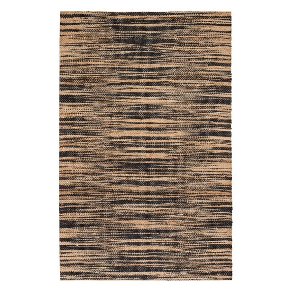 Xanthippe Tan, Black Jute Rug 9' x 12'