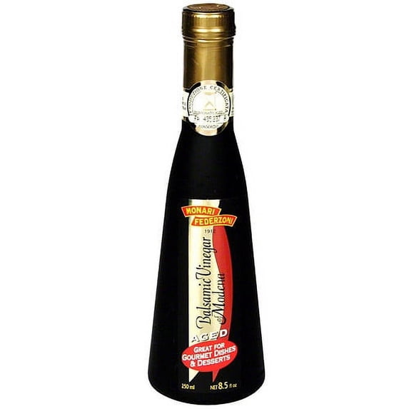 Monari Federzoni Aged Balsamic Vinegar of Modena, 8.5 fl oz (Pack of 6)