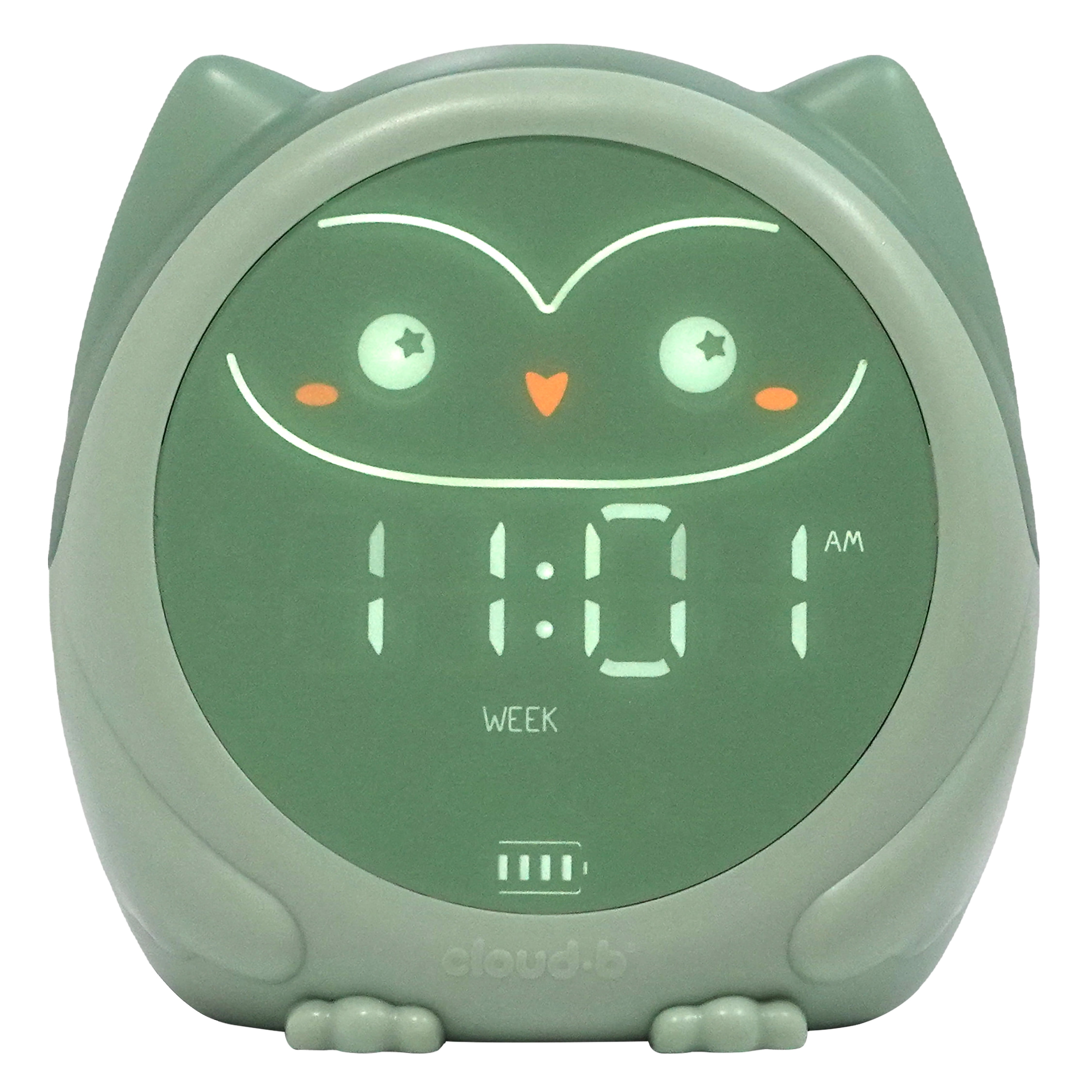 Owlie Soothing Sounds Nightlight Clock with Sleep Training by Cloud B
