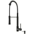 thumbnail image 1 of VIGO Laurelton Pull-Down Spray Kitchen Faucet With Soap Dispenser In Matte Black, 1 of 10