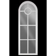 thumbnail image 1 of Benzara Cool and Contemporary Wall Mirror with Arched Top Window-White Accents, 1 of 2
