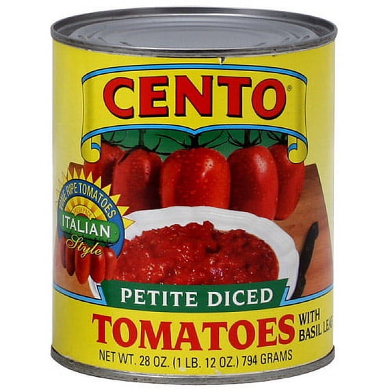 Cento Petite Diced Tomatoes, 28 oz (Pack of 12)