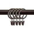 thumbnail image 1 of Randal 1" Dia Side Window Curtain Rod 12-20 inch long (Set of 2) - Satin Nickel, 1 of 2