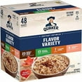 thumbnail image 1 of Quaker Instant Oatmeal, 4 Flavor Variety Pack, Individual Packets, 48 Count, 1 of 7