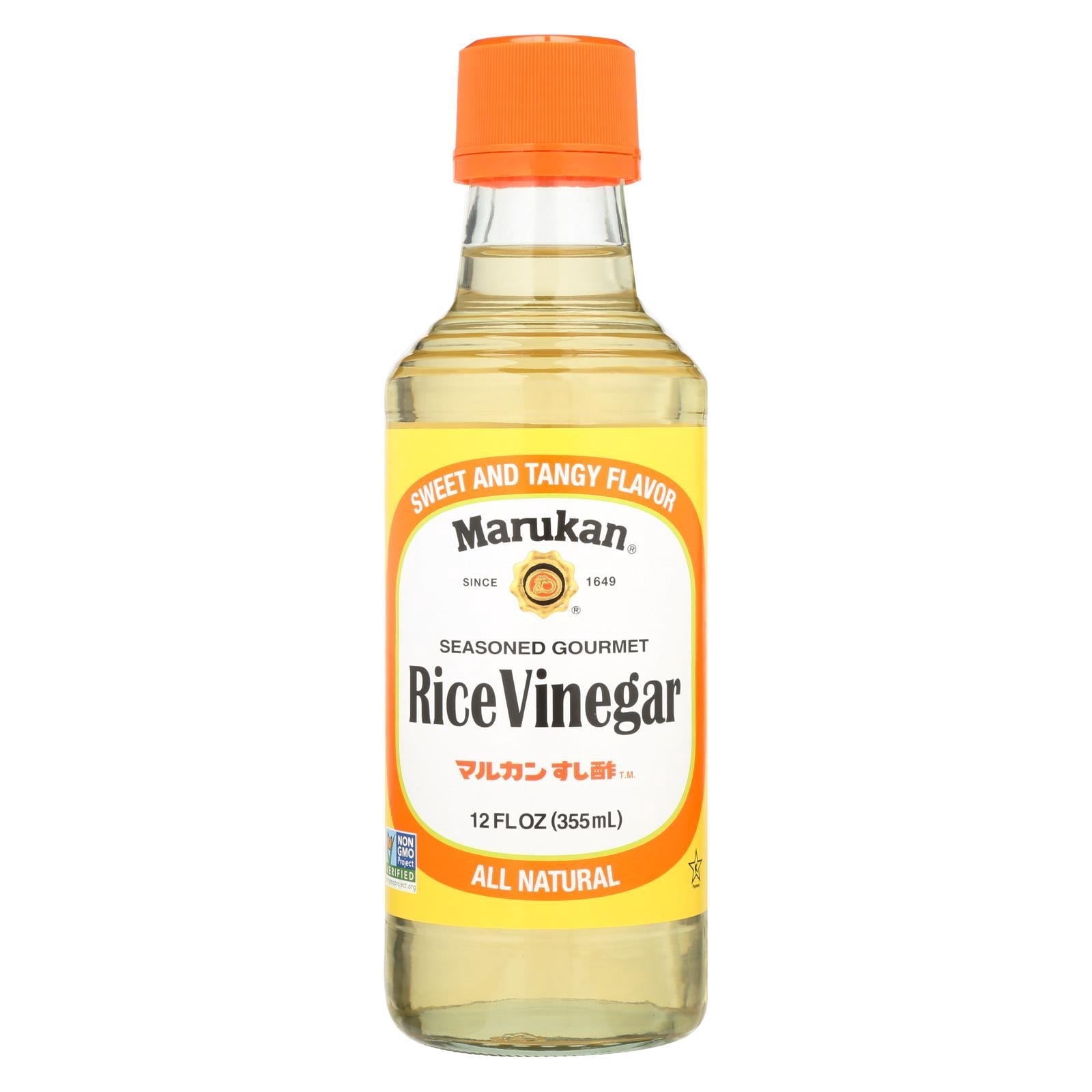 Marukan All Natural Seasoned Gourmet Rice Vinegar, 12FO (Pack of 6)