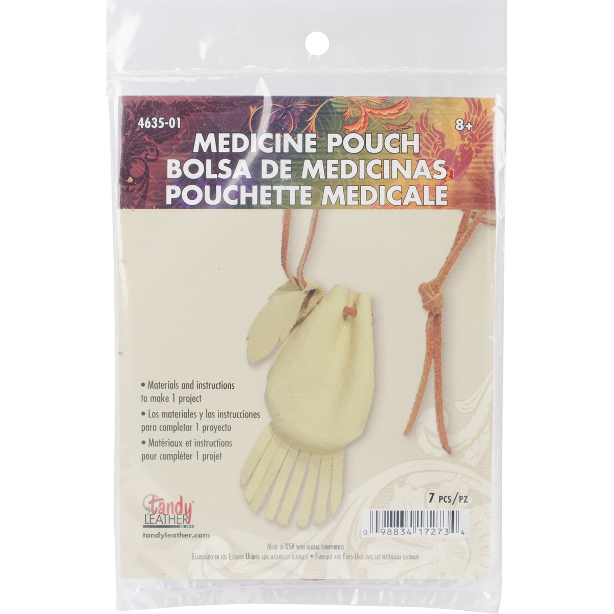 Native Heritage Kit, Medicine Pouch 2" x 3"