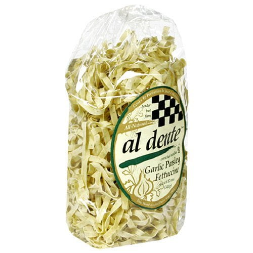 Al Dente Garlic Parsley Fettuccine Pasta, 12 oz (Pack of 6)