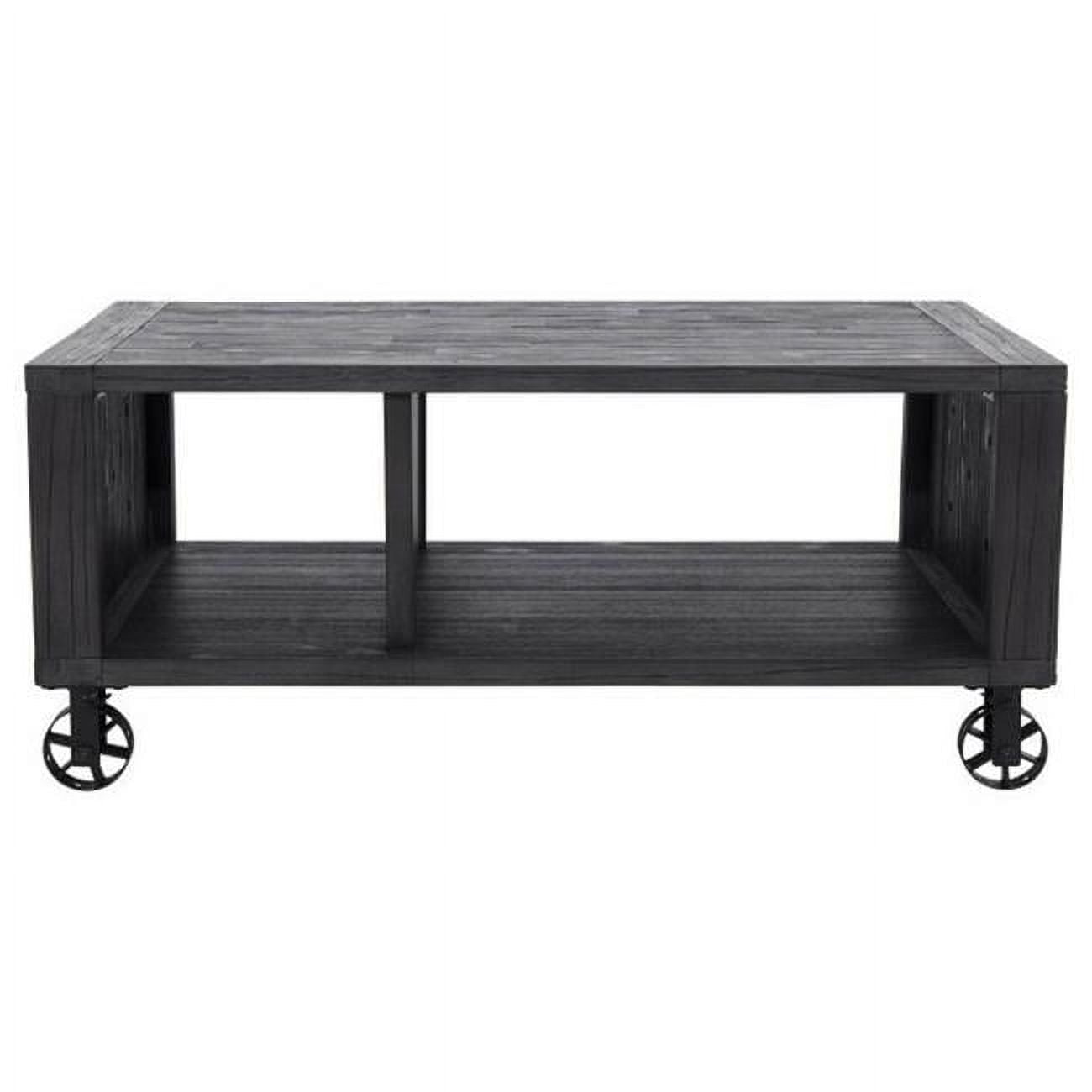 Quentin Occasional Table- Rectangle Deep Charcoal