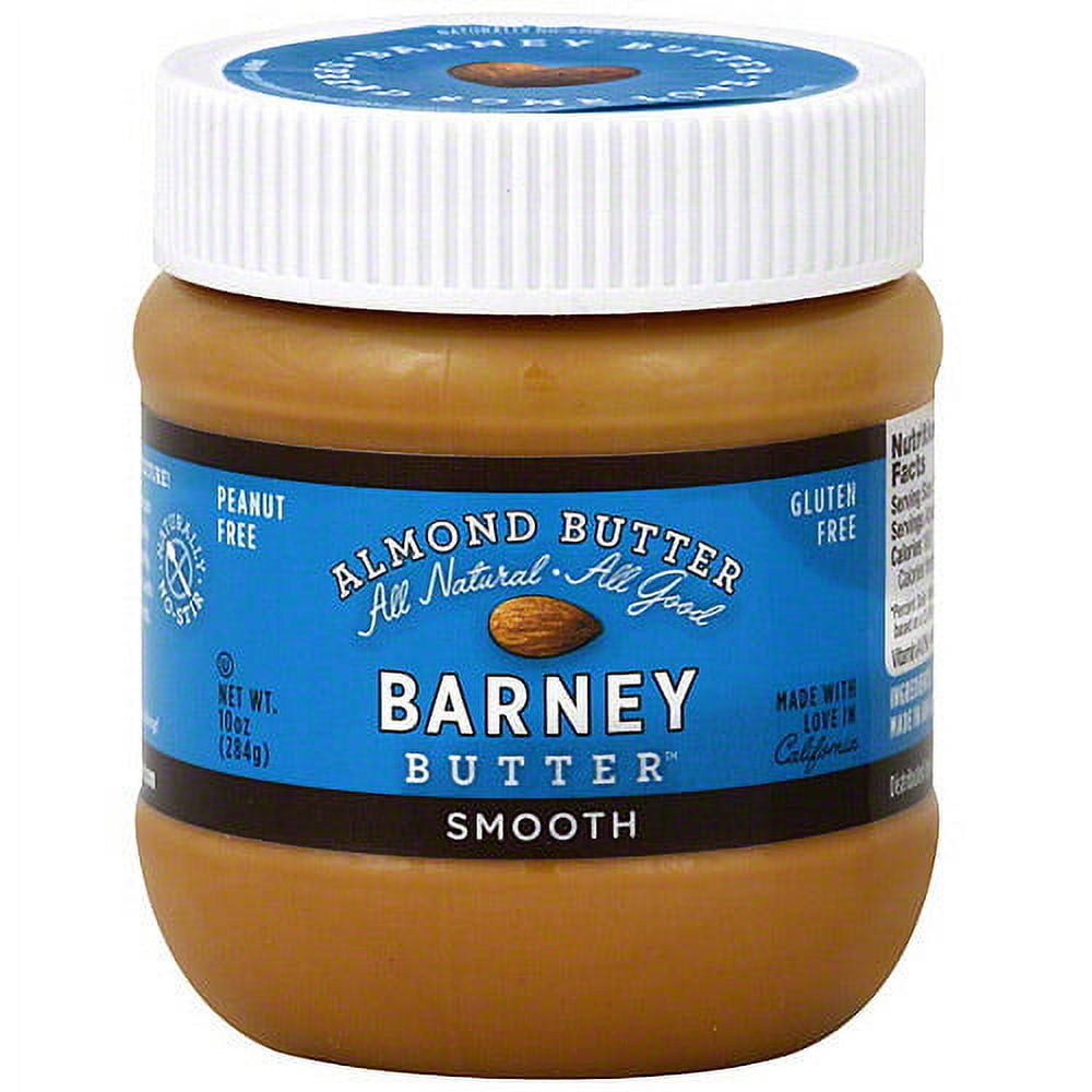 Barney Butter Smooth Almond Butter, 10 oz (Pack of 6)