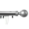 thumbnail image 1 of Archie Decorative Traverse Rod w/ Sliders 48"- 84" - Satin Nickel, 1 of 2