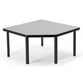 thumbnail image 1 of ET3030-GRY-BLG -OFM office home computer college school task corner table with 5 legs, 1 of 5