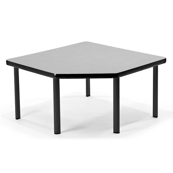 ET3030-GRY-BLG -OFM office home computer college school task corner table with 5 legs
