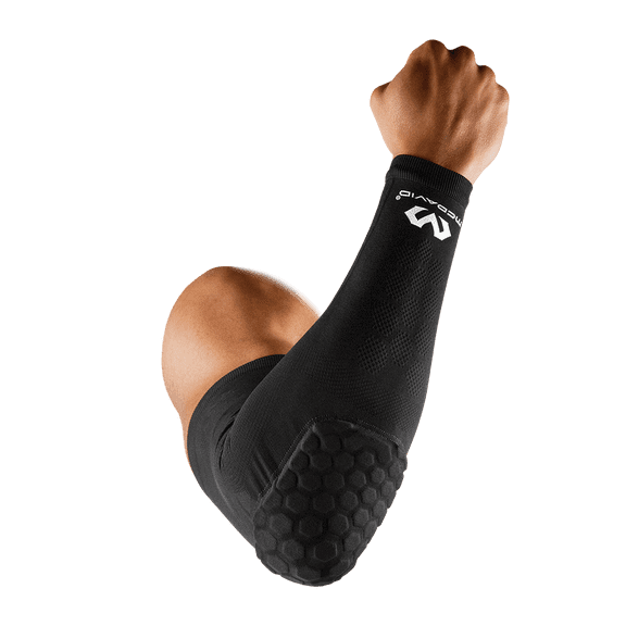 McDavid Elbow and Arm Compression Sleeve with HEX padding. For Basketball, Football, Baseball and more
