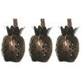 thumbnail image 1 of Set of 10 Distressed Metal Tropical Pineapple Fruit Christmas Lights - Brown Wire, 1 of 1