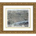 thumbnail image 1 of Merchant 32x26 Gold Ornate Wood Framed with Double Matting Museum Art Print Titled - Knoxville Tennessee - Merchant 1871, 1 of 4