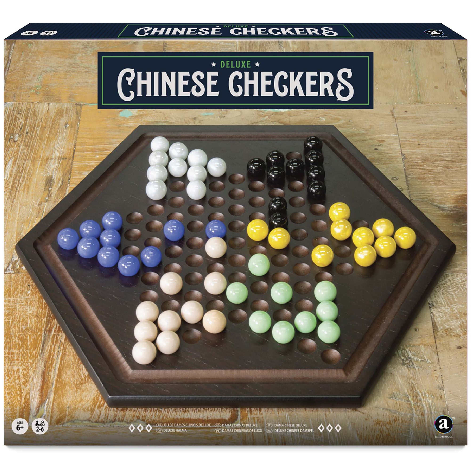 Juego de Mesa Spin Master Cardinal Legacy Chinese Checkers