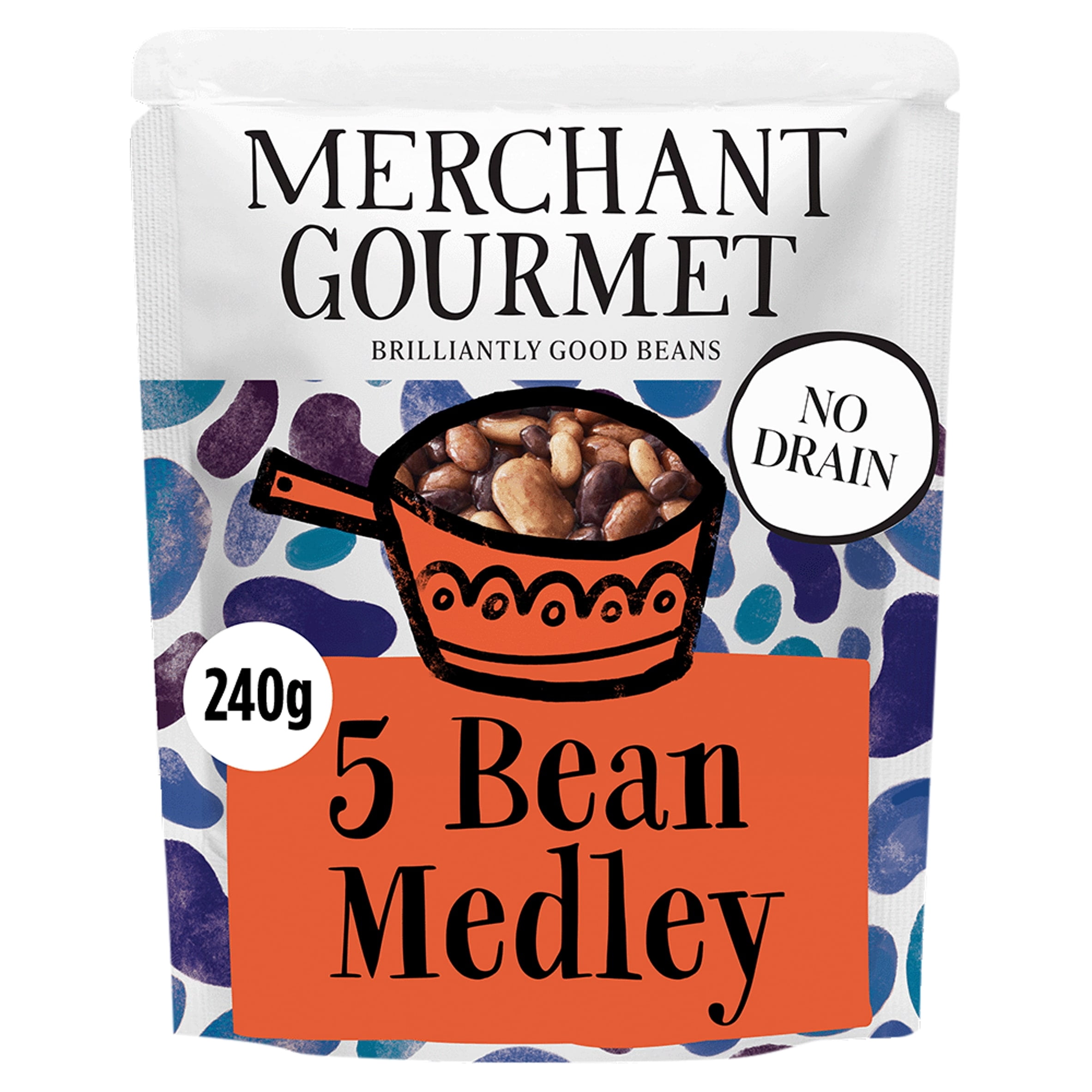 Merchant Gourmet 5 Bean Medley 240g, Imported from Britain