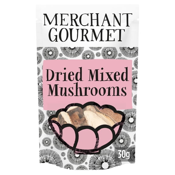 Merchant Gourmet Dried Mixed Mushrooms 30g, Imported from Britain