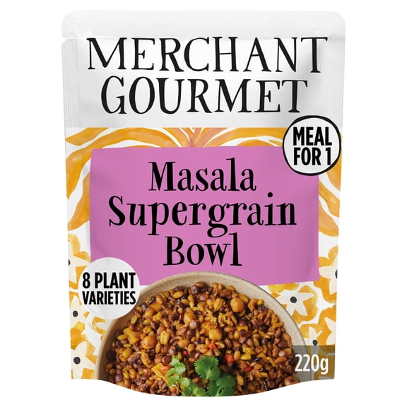 Merchant Gourmet Masala Supergrain Bowl 220g, Imported from Britain