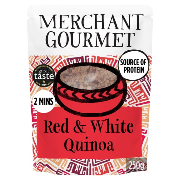 Merchant Gourmet Red & White Quinoa 250G, Imported from Britain
