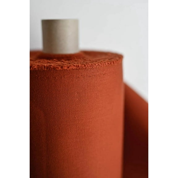 Merchant & Mills Expedition Dry Oilskin Fabric Orange - per yard