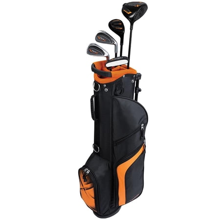 Left Junior Merchants of Golf Tour X Size 3 Starter Club Set Junior Graphite
