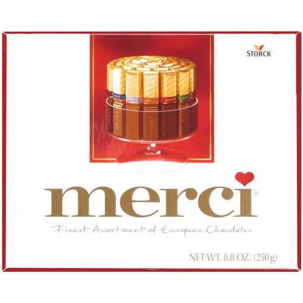 Merci Finest Assortment of European Milk Chocolate, 8.8 Oz. - image 1 of 2
