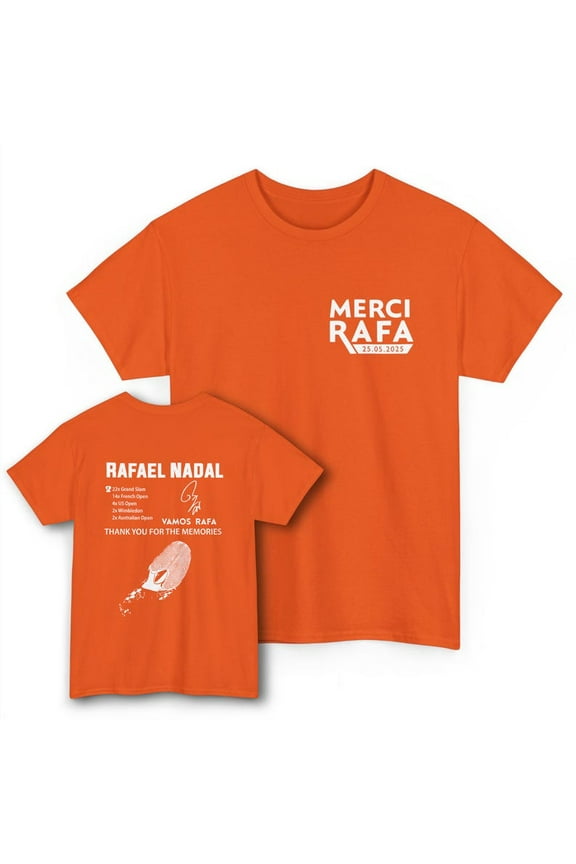Merci Rafa Shirt, Rafael Nadal Thank For The Memories T-Shirt, Rafael Nadal Unisex T-shirt