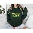 thumbnail image 1 of Merci Rafa Tennis Fan Farewell 2025 Rafael Nadal Tribute Sports Art Hoodie, for men & women, up to size 5XL, 1 of 3