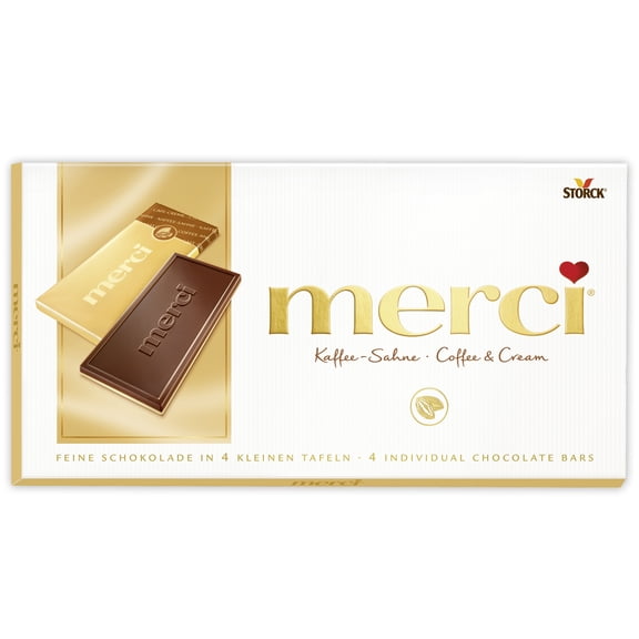 Merci chocolate bars COFFEE & CREAM 100g/ 4 bars