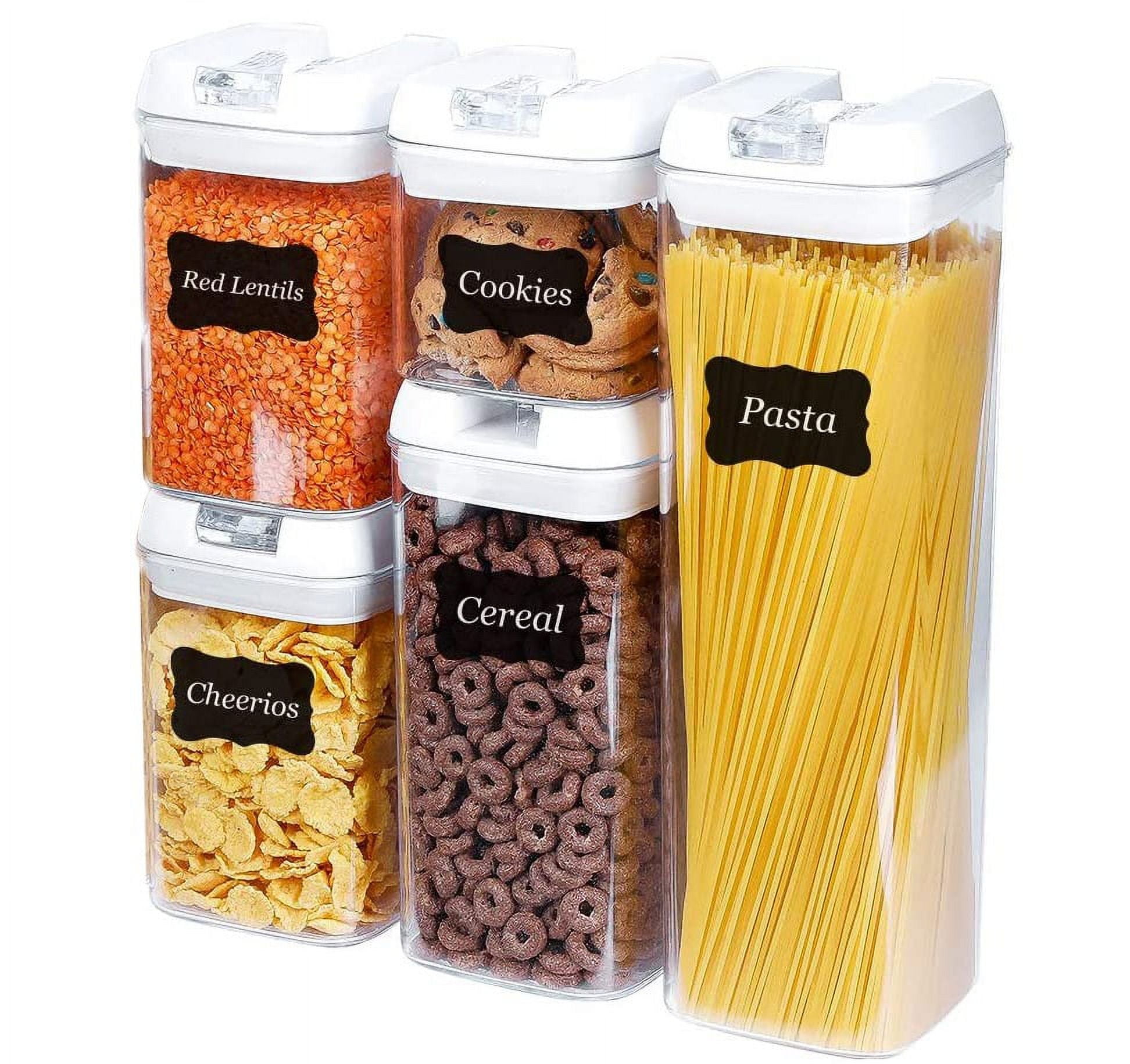 Mercier Kitchen 5 Piece Airtight Food Storage Containers (Canisters