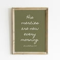thumbnail image 1 of His Mercies Are New Every Morning Christian Prints Bible Verse Wall Art Wall Art Quote Inspirational Minimalist Wall Art, Modern Wall Decor, 24x36 UNFRAMED, 1 of 2