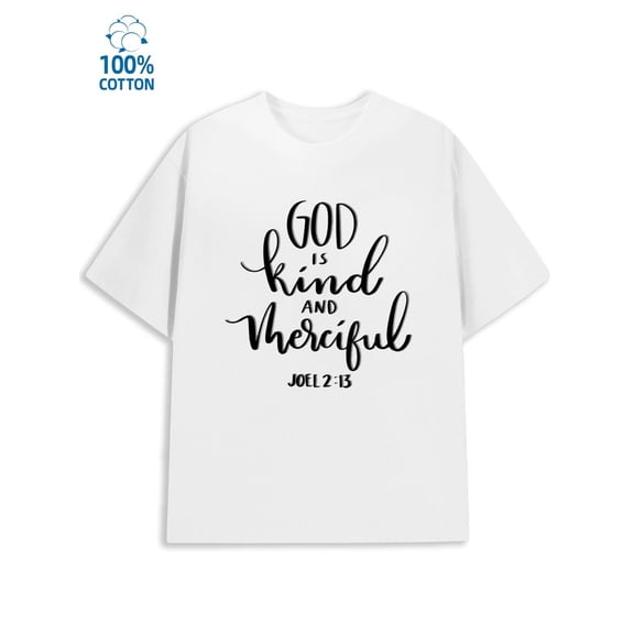 Merciful God mens Jesus 180G 100% Cotton white funny witty Vintage Unisex Shirt Printed tshirts Original Unisex Shirt Graphic Tee tshirts Retro Unisex Shirt Graphic tshirts