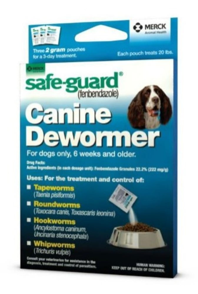 Merck Animal Health 40553 SafeGuard Canine Dewormer for Puppies and