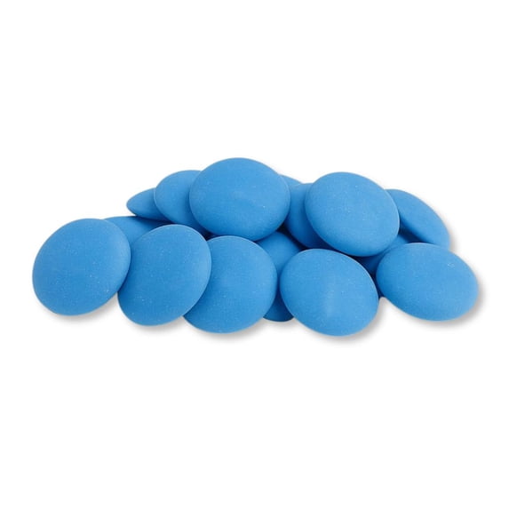 Merckens Blue Vanilla-Flavored Candy Coating & Melting Wafers - 1 lb