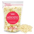 thumbnail image 1 of Merckens Chocolate Melting Wafers Bulk Bag Perfect For Valentine's Day, for Dipping, Deserts, Baking And More (White, 5 Pound), 1 of 8
