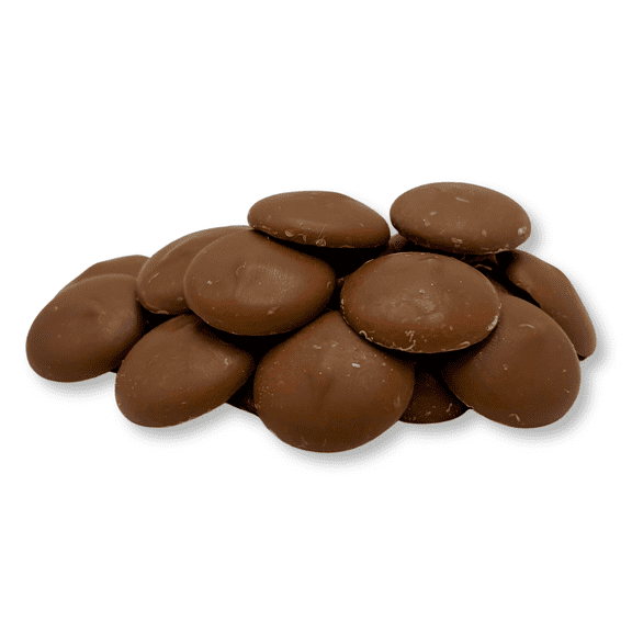 Merckens Coating Milk Chocolate Melting Wafers - 25 lb