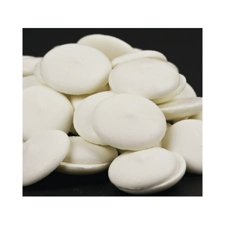 Merckens Coating Wafers, Super White, 1 Pound Package, Melting Chocolate