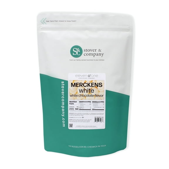 Merckens White Chocolate Flavored Wafers, 5 lbs