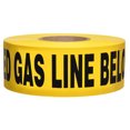 thumbnail image 1 of Merco Non-Detectable Underground Tape - 3in x 1000ft - BURIED GAS LINE - 8 Rolls, 1 of 8