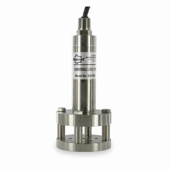 Mercoid Submersible Level Transmitter,0 to 5 PSI PBLT2-5-40