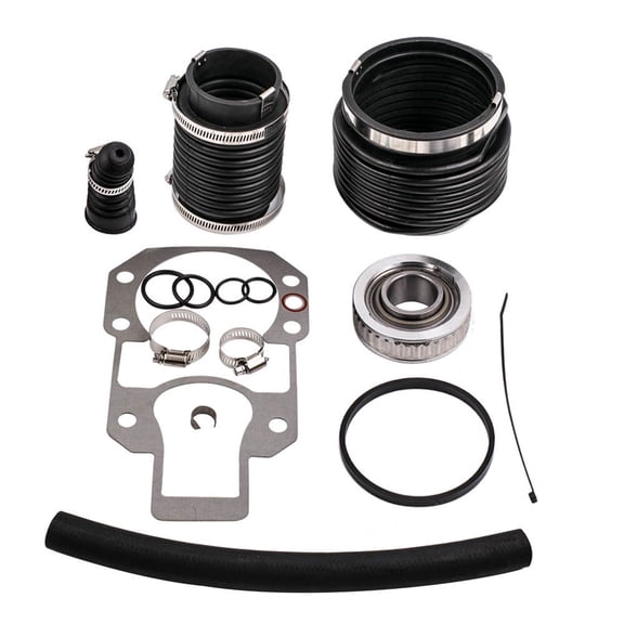 Mercruiser Alpha One Gen 2 Transom Repair Kit w/ Gimbal Bearing - OEM 30-803099T1 - Includes Bellows, Hose, Bearing & Gasket - Engine/Drivetrain Replacement