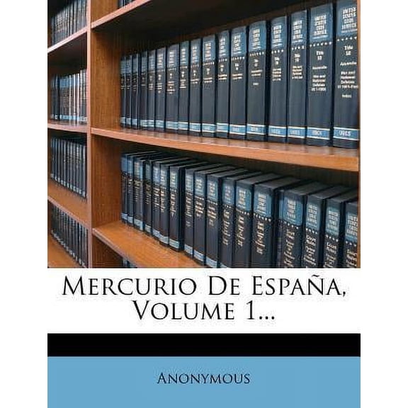 Mercurio de Espana, Volume 1... Paperback