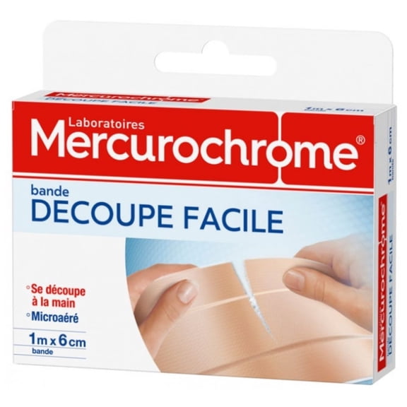 Mercurochrome Easy to Cut Strip 1m x 6cm