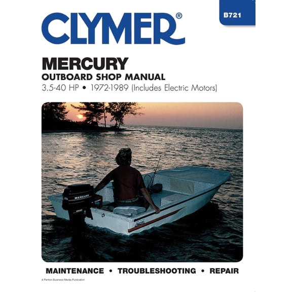 Mercury 3.5-40 HP OB 72-1989 (Paperback)