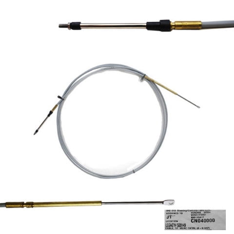 Mercury Boat Gen II Hybrid Control Cable 896145A17 | Lund 17 Foot