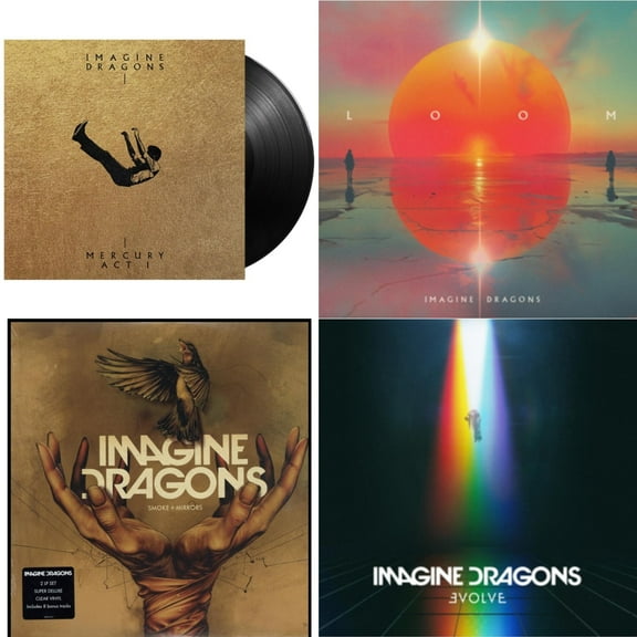 Mercury Act 1 & Loom (Translucent Coke Bottle Green LP Vinyl) & Smoke + Mirrors (Deluxe Edition) & Evolve
