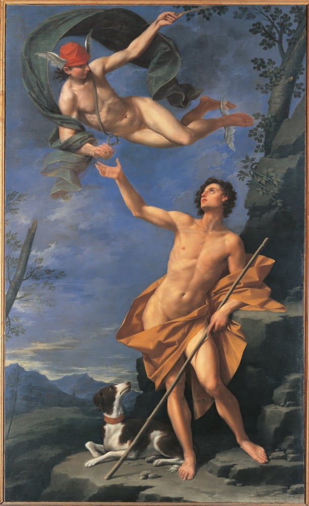 Mercury And Paris Canvas Art - (24 x 36)